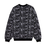 Sweat col rond Santa Cruz Donnie Knit Polo Black Web