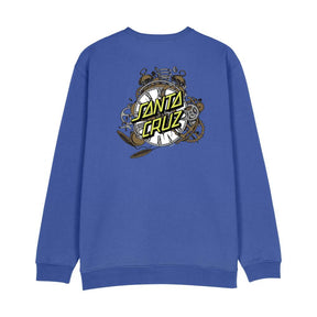 Sweat col rond Santa Cruz Grabke Exploding Dot Sapphire