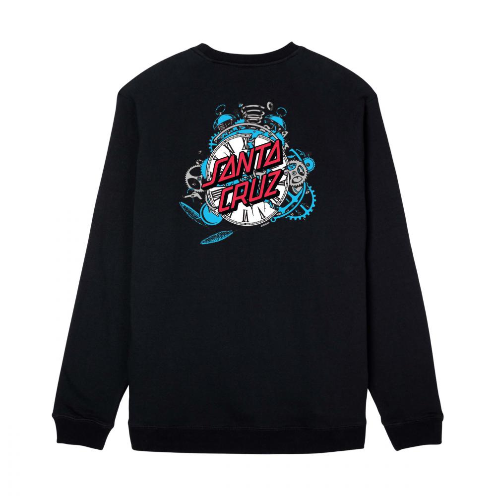 Sweat col rond Santa Cruz Grabke Exploding Dot Black