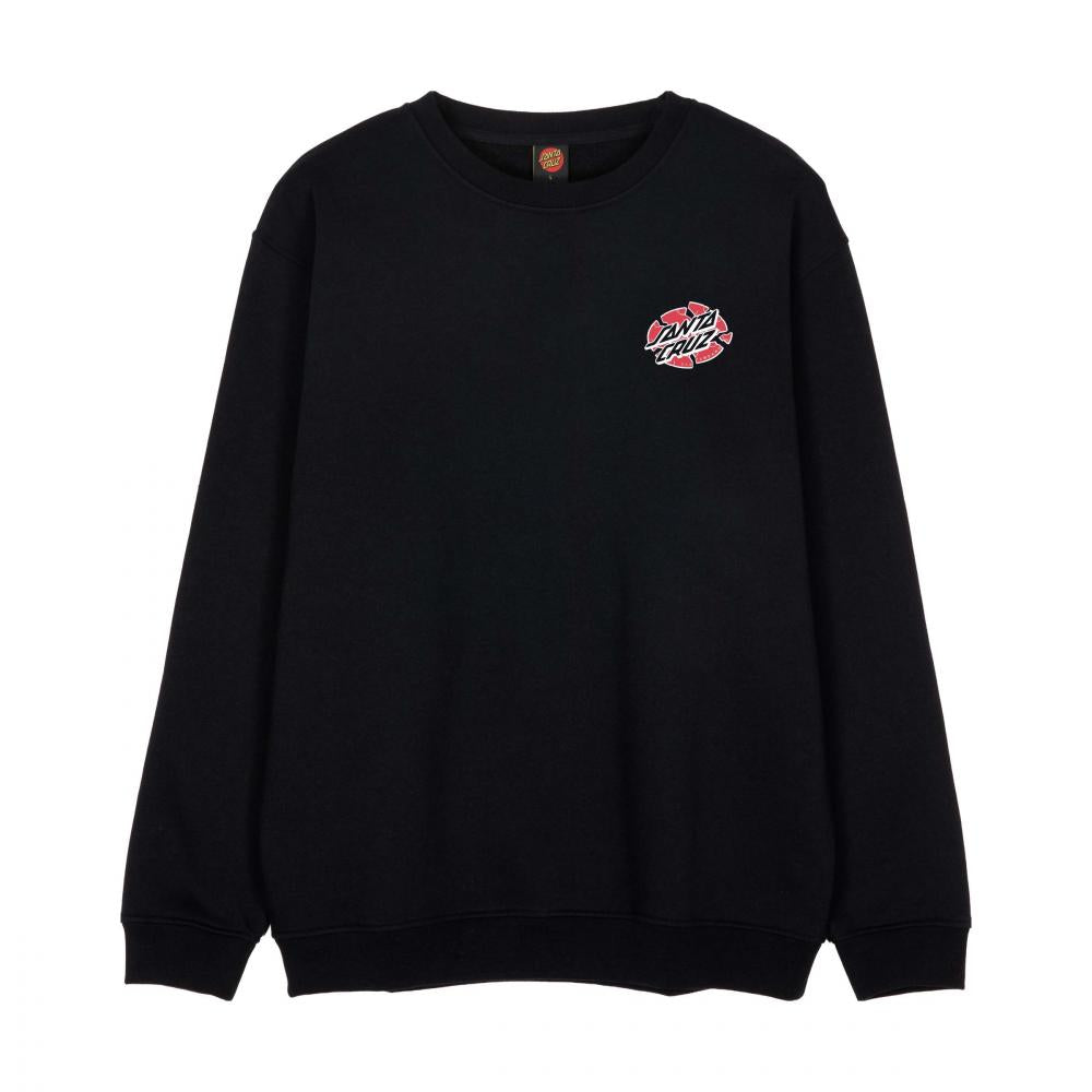 Sweat col rond Santa Cruz Grabke Exploding Dot Black