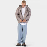 Sweat zippé à capuche Santa Cruz Classic Strip Fade Warm Grey