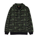 Sweat zippé à capuche Santa Cruz Punk Web Black / Green Web