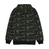 Sweat zippé à capuche Santa Cruz Punk Web Black / Green Web