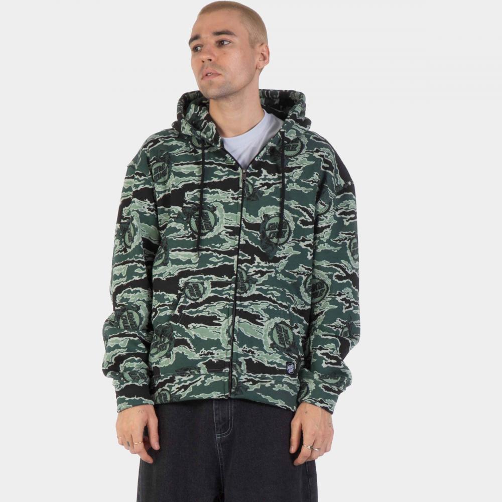 Sweat zippé à capuche Santa Cruz Cooper Fuse Camo