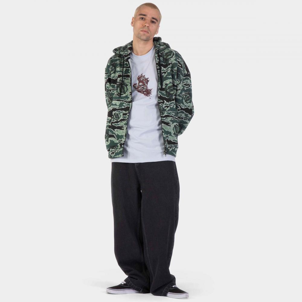 Sweat zippé à capuche Santa Cruz Cooper Fuse Camo