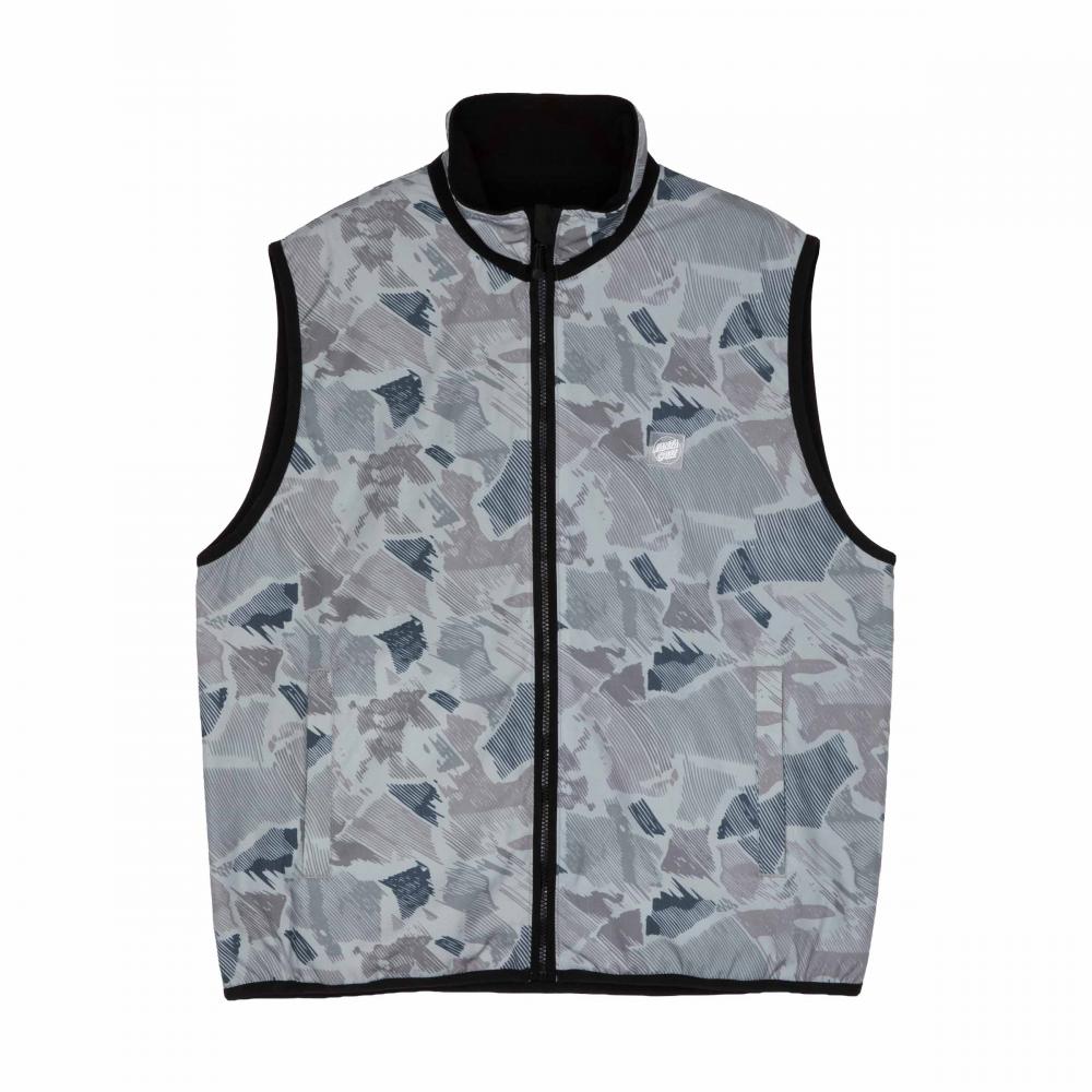 Veste Santa Cruz Cache Reversible Vest Razor Wire / Moss