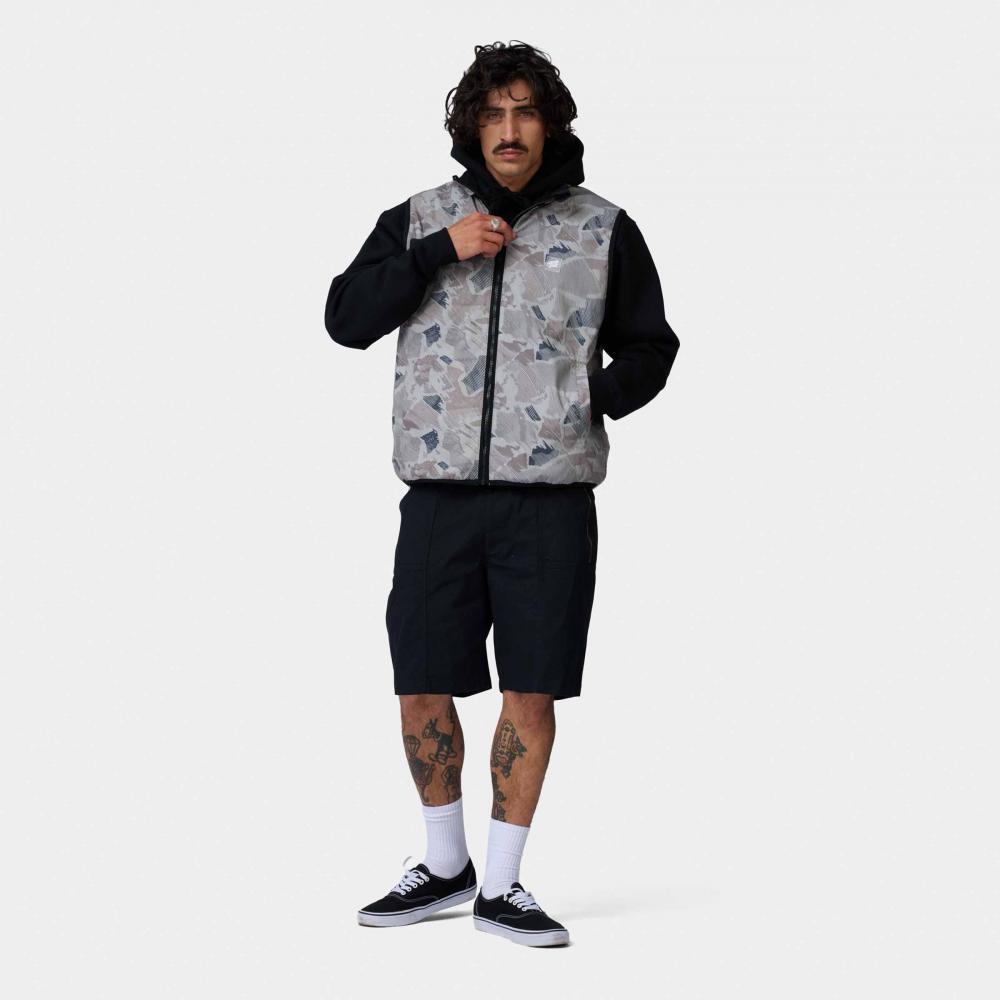 Veste Santa Cruz Cache Reversible Vest Razor Wire / Moss