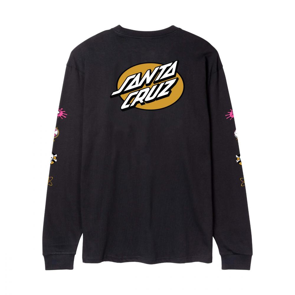 Tee-shirt manches longues Santa Cruz Knibbs Cryptic Black