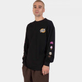Tee-shirt manches longues Santa Cruz Knibbs Cryptic Black