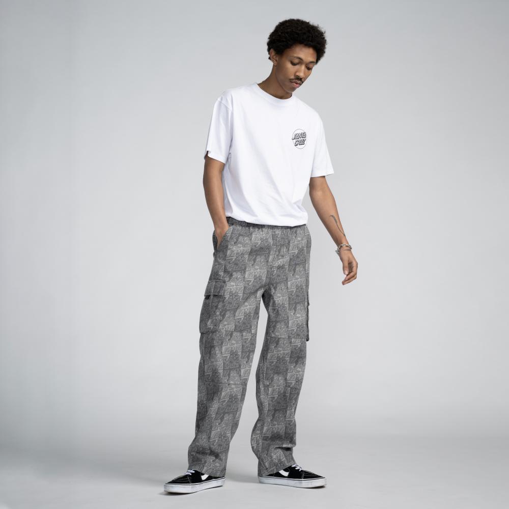 Pantalon Santa Cruz Trooper Cargo Grey Handled Repeat