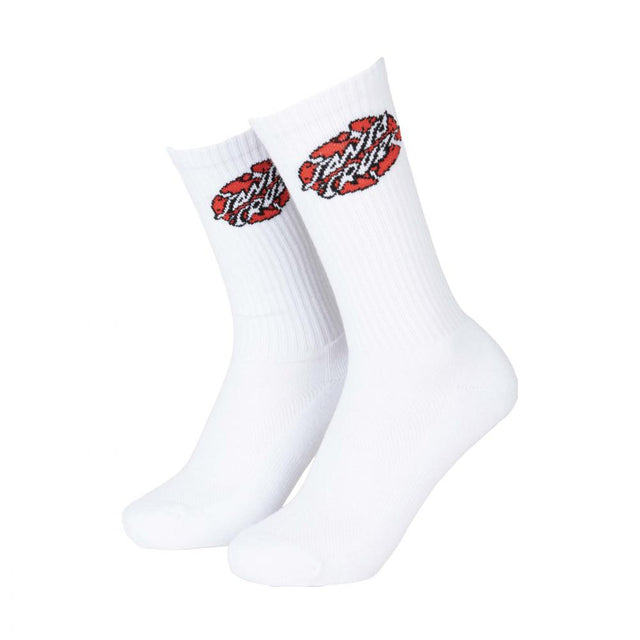 Chaussettes Santa Cruz Broken Dot White