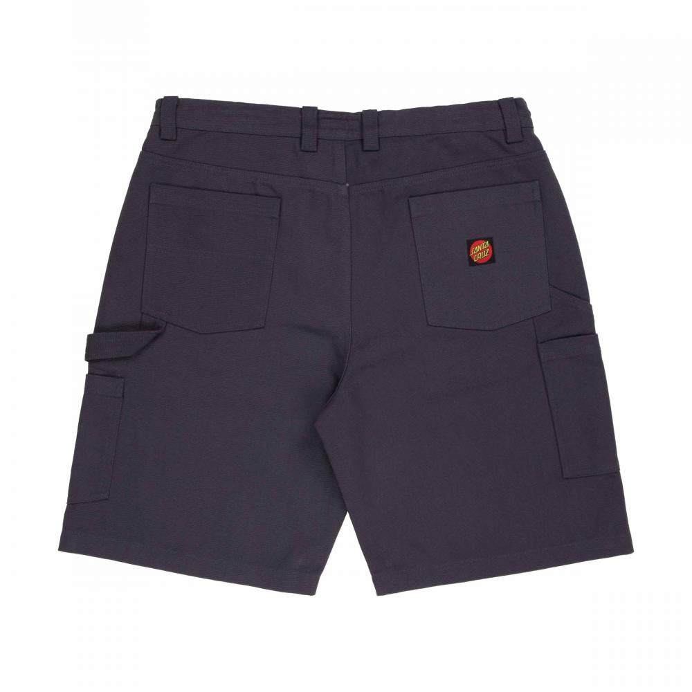 Short Santa Cruz Carpenter Big Washed Black Canvas