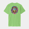 Tee-shirt Santa Cruz Grabke All Around Stack Lime