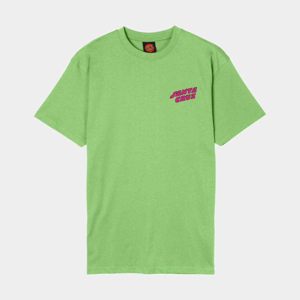 Tee-shirt Santa Cruz Grabke All Around Stack Lime