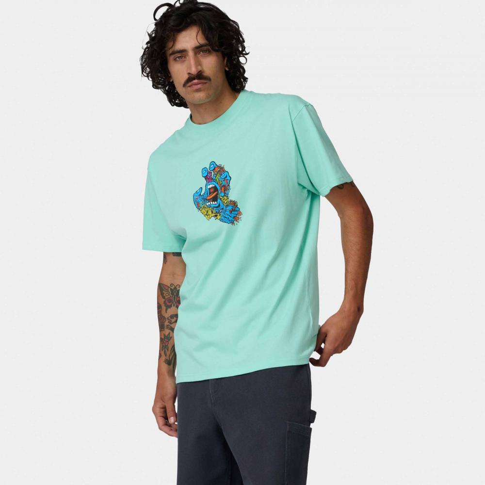 Santa Cruz T-Shirt (Eu) Roskopp Screaming Five Frnt