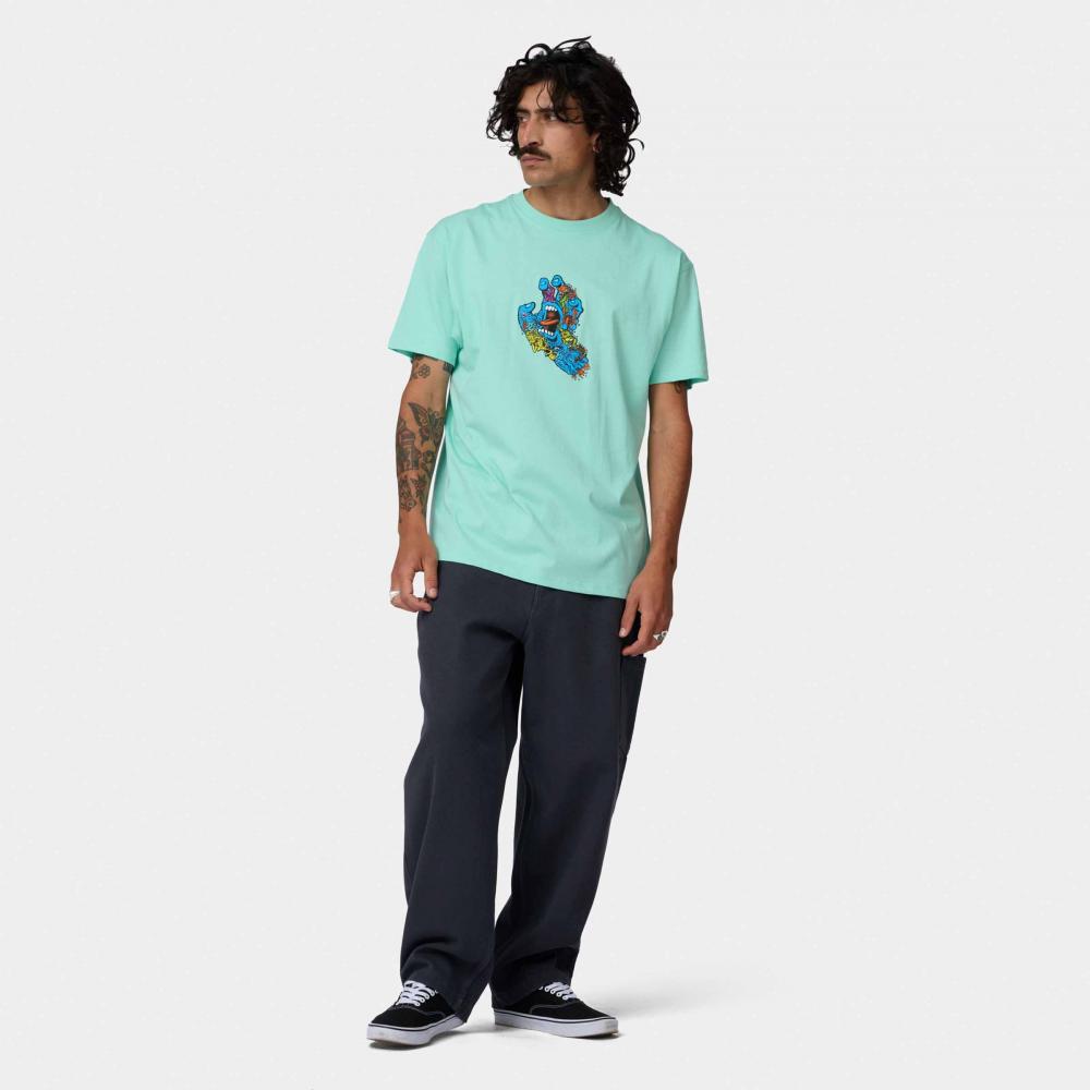 Santa Cruz T-Shirt (Eu) Roskopp Screaming Five Frnt