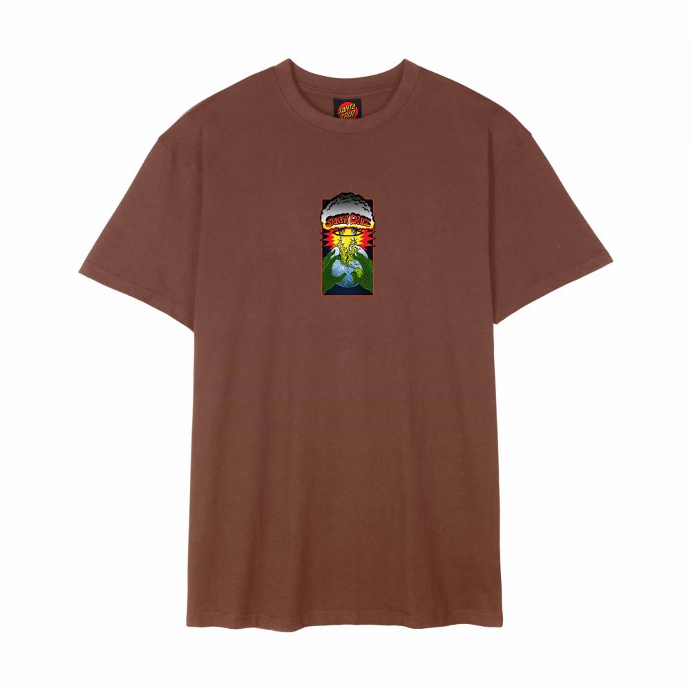Tee-shirt Santa Cruz Kendall EOTW Front Sepia Brown