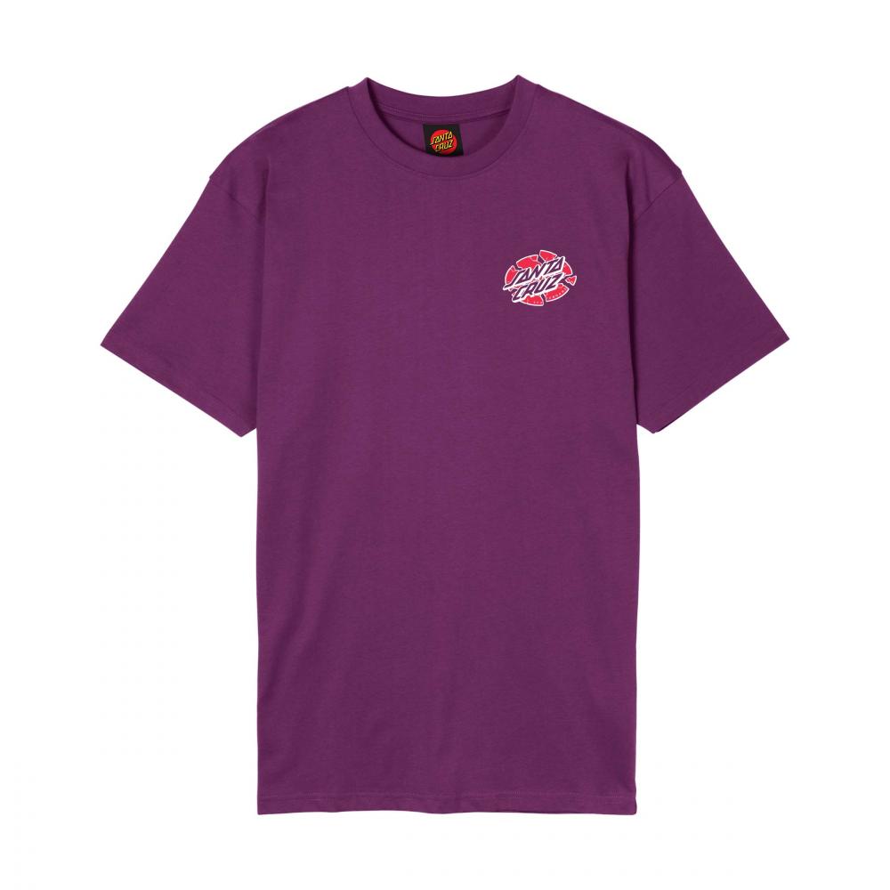 Tee-shirt Santa Cruz Grabke Exploding Dot Fresh Purple