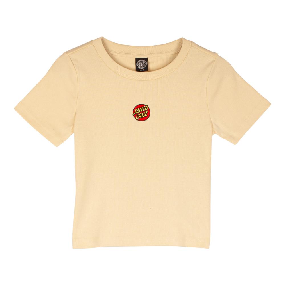 Tee-shirt Santa Cruz Classic Dot Emb Cream
