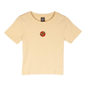 Tee-shirt Santa Cruz Classic Dot Emb Cream