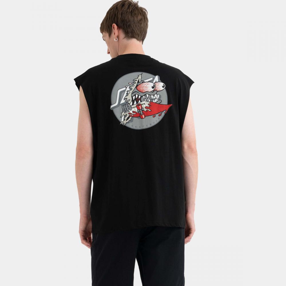 Gilet Santa Cruz Meek Slashed Dot Black
