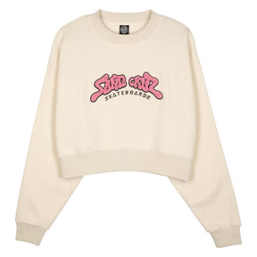 Sweat col rond femme Santa Cruz Winkowski 8Baller Strip Chalk
