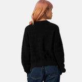 Sweat col rond femme Santa Cruz Wharf Knit Cardigan Black