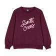 Sweat col rond femme Santa Cruz Ribbon Script Front Dark Cherry