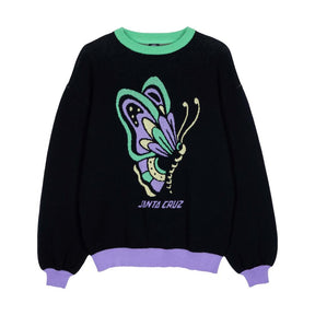 Pull femme Santa Cruz Field Butterfly Knit Black