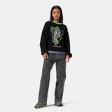 Pull femme Santa Cruz Field Butterfly Knit Black