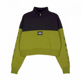 Sweat col rond femme Santa Cruz Split Sun Quarter Black Wash / Pesto