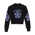 Veste de survêtement femme Santa Cruz Flower Knit Black Wash
