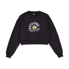 Sweat col rond femme Santa Cruz Star Snail Black Wash