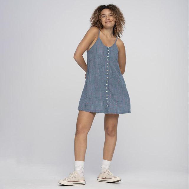 Robe femme Santa Cruz Sundance Skater Blue Check