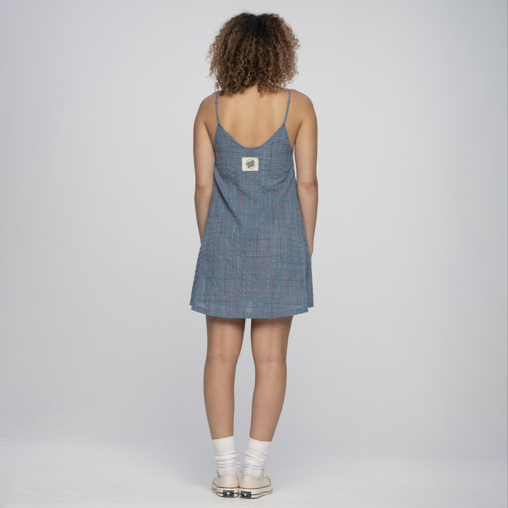 Robe femme Santa Cruz Sundance Skater Blue Check