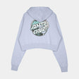 Sweat à capuche femme Santa Cruz Offshore Dot Barely Blue