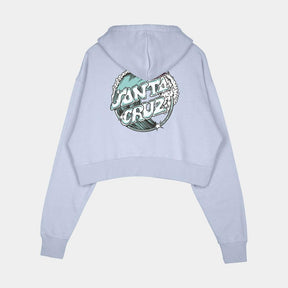 Sweat à capuche femme Santa Cruz Offshore Dot Barely Blue