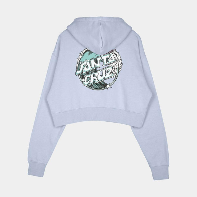 Sweat à capuche femme Santa Cruz Offshore Dot Barely Blue