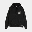 Sweat à capuche femme Santa Cruz Moon Dot Reflection Front Black Acid Wash