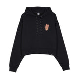 Sweat à capuche femme Santa Cruz Field Check Butterfly Black