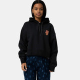 Sweat à capuche femme Santa Cruz Field Check Butterfly Black