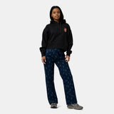 Sweat à capuche femme Santa Cruz Field Check Butterfly Black