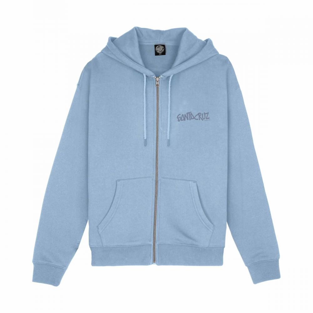 Sweat à capuche femme Santa Cruz Dizzy Daisy Zip Blue Aura