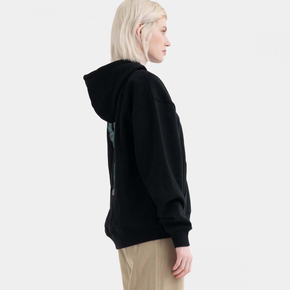 Sweat à capuche femme Santa Cruz Dizzy Daisy Zip Black