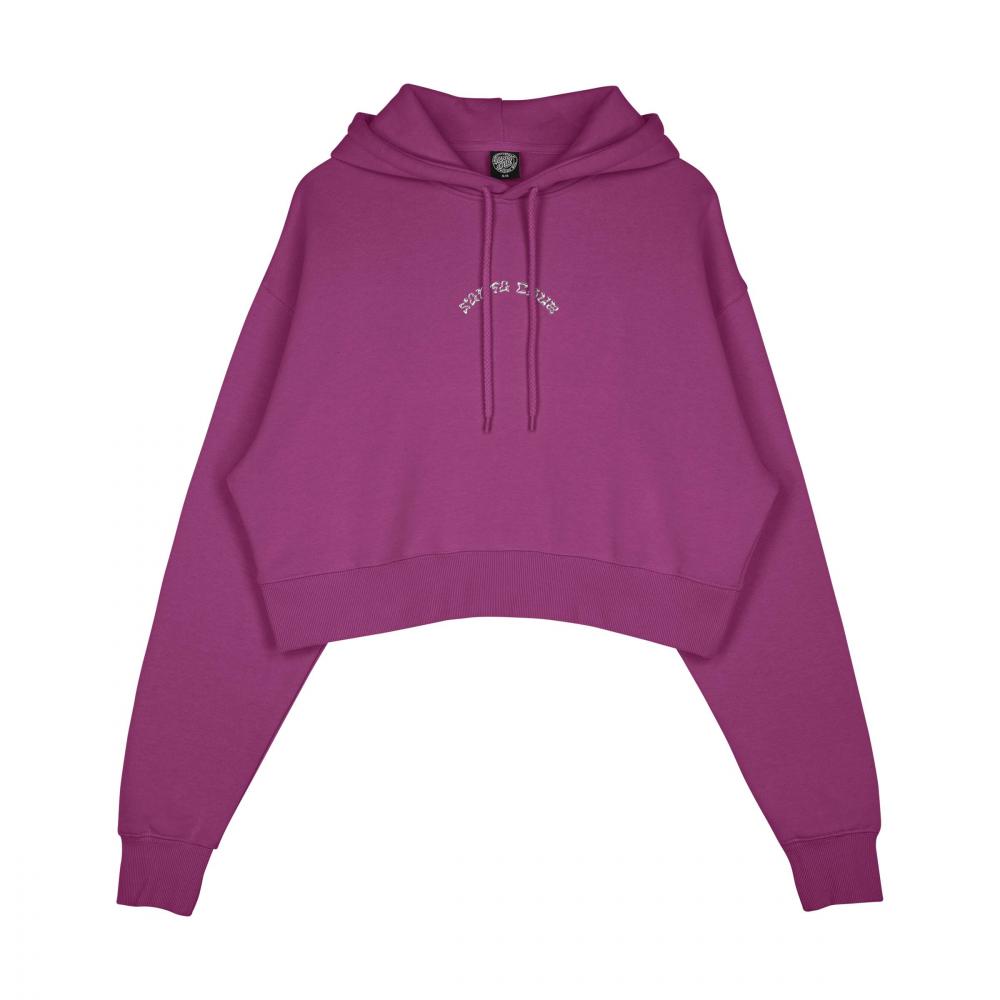 Sweat à capuche femme Santa Cruz Chrome Flower Stack Berry