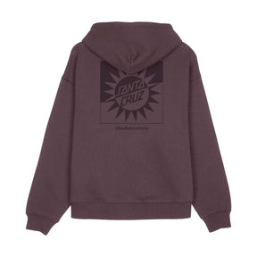 Sweat à capuche femme Santa Cruz Sun Up Dot Cocoa Powder