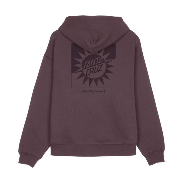 Sweat à capuche femme Santa Cruz Sun Up Dot Cocoa Powder
