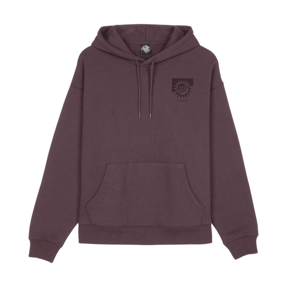 Sweat à capuche femme Santa Cruz Sun Up Dot Cocoa Powder