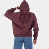 Sweat à capuche femme Santa Cruz Sun Up Dot Cocoa Powder