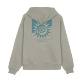 Sweat à capuche femme Santa Cruz Sun Up Dot Stone Grey